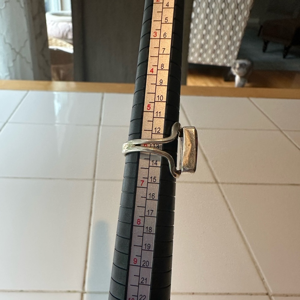 Multicolored Stone Sterling Silver Ring - image 4